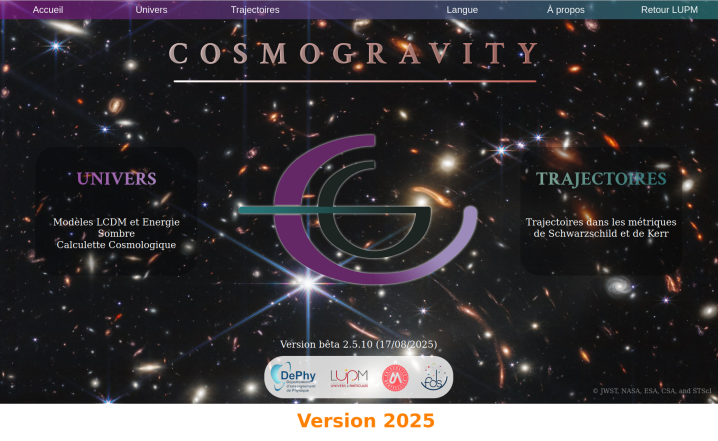 Cosmogravity v2025